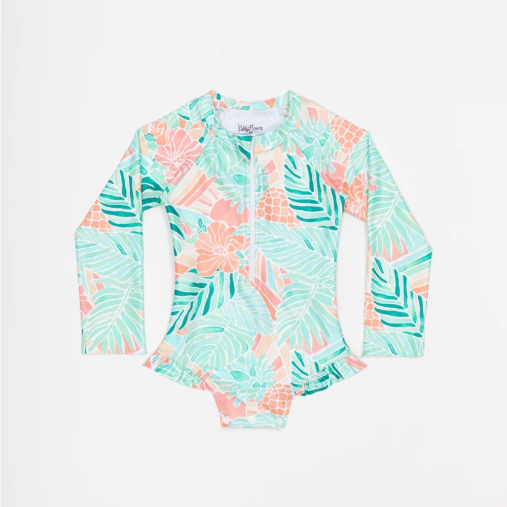 THE HAWAII
GIRLS RASH GUARD UPF 50+